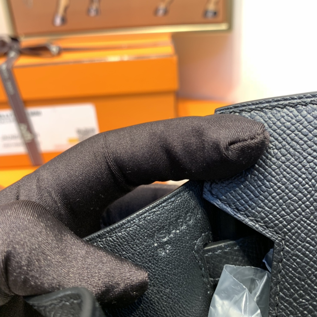 HERMES 爱马仕 订单 25birkin  Epsom   89 黑色金扣