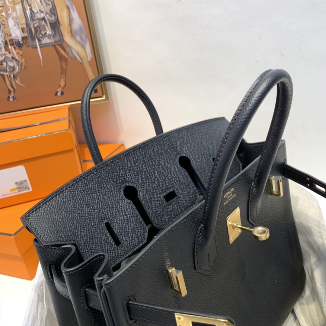 HERMES 爱马仕 订单 25birkin  Epsom   89 黑色金扣