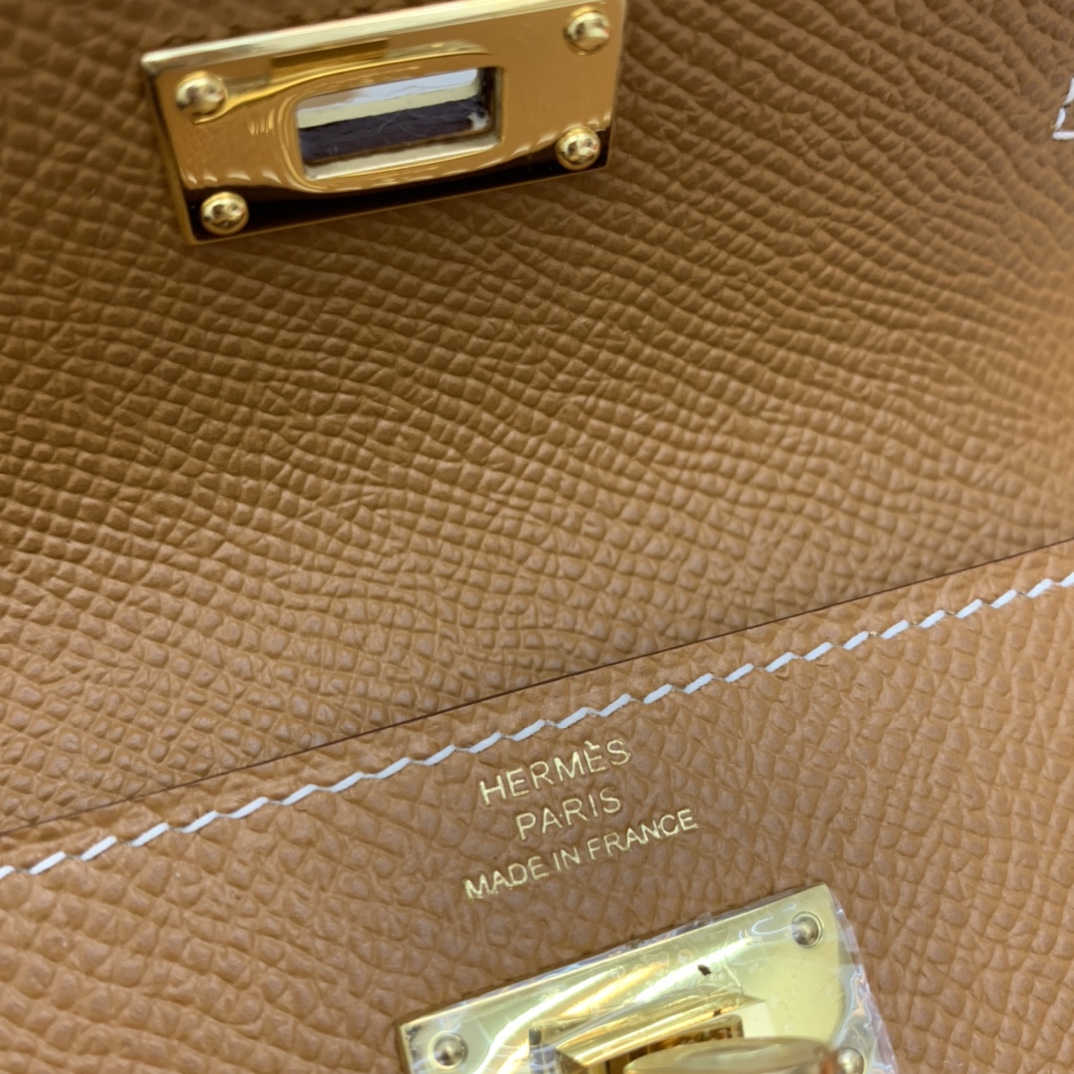 爱马仕 订单 Kelly pocket  epsom 37金棕 搭配kelly 腰带一套 当腰包个性帅气? 正品开版 放心下单?
