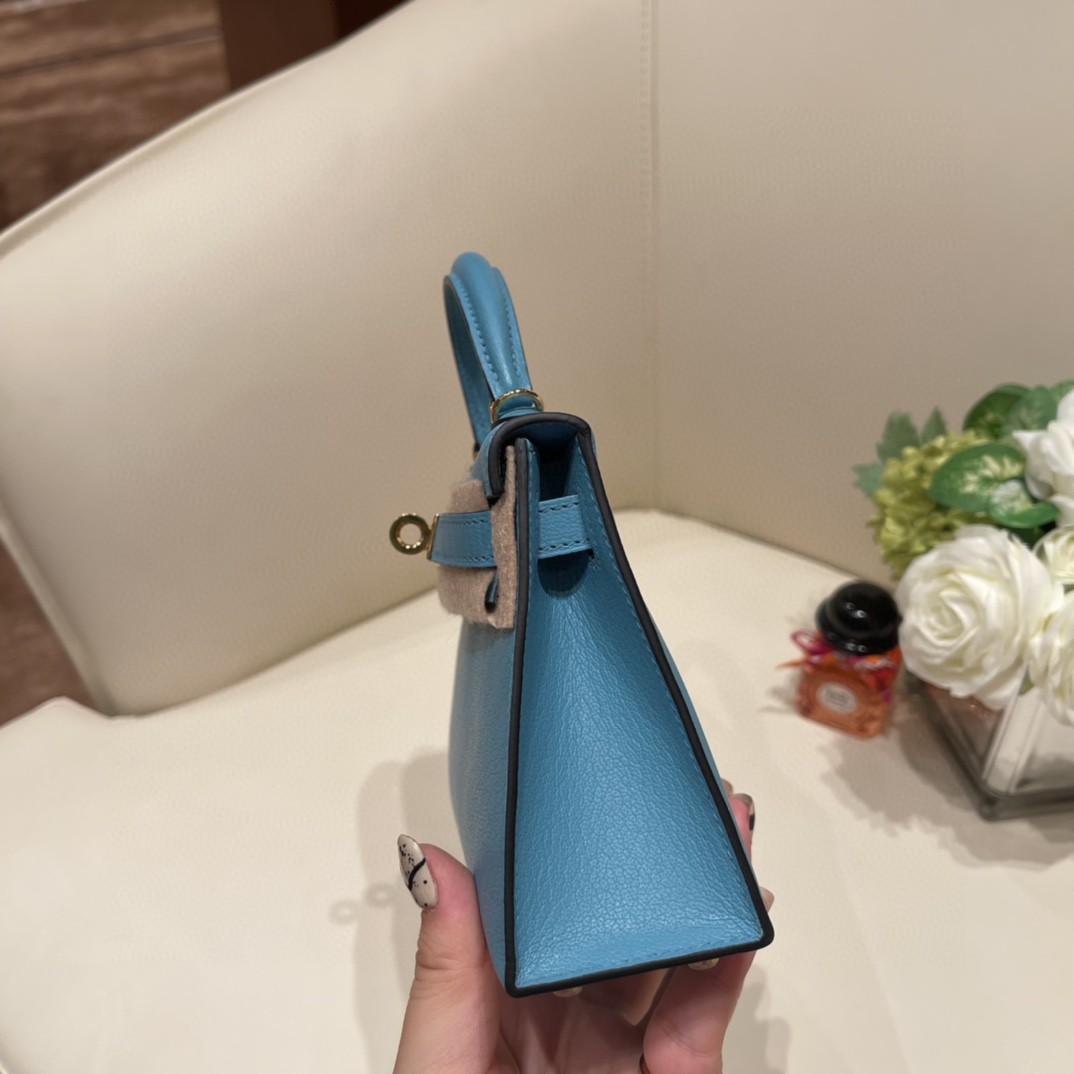 Hermes Mini Kelly 二代 特别精致小巧 热销度 EPSOM 皮 北方兰