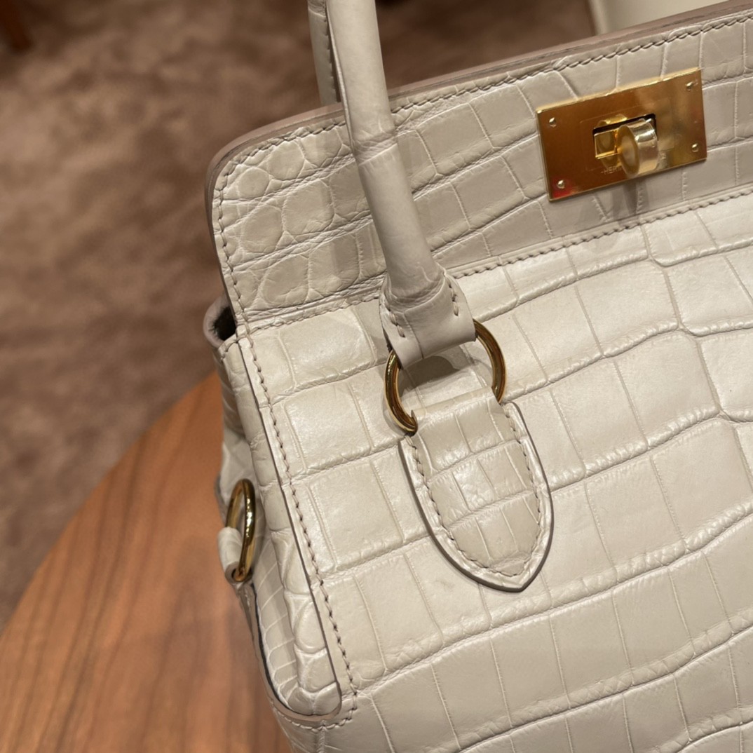 HERMES 20 toolbox 牛奶盒 简单方便  巨能装  尼罗鳄鱼 8L 冰川白 金扣 正品开版 入柜无压力