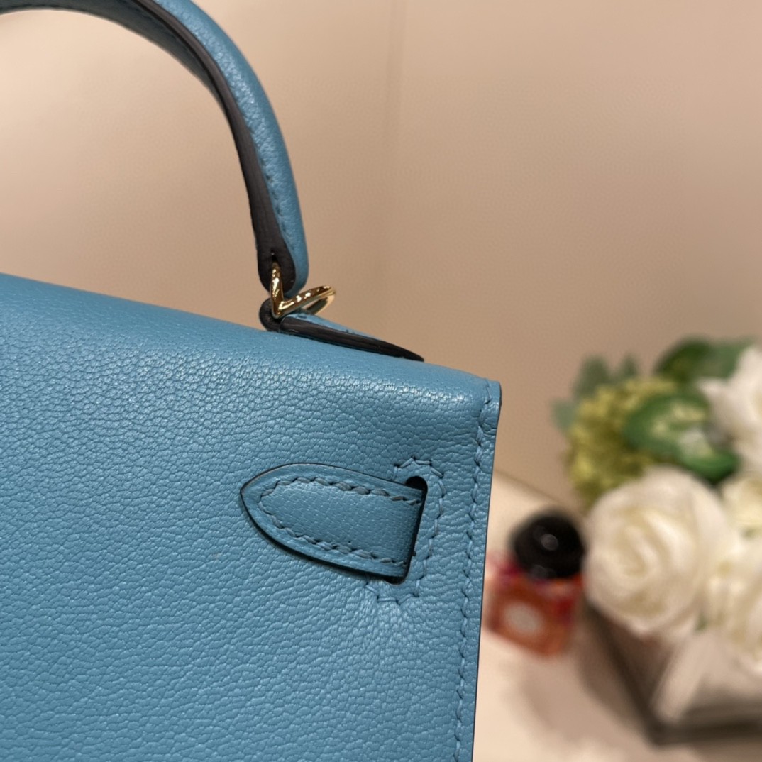 Hermes Mini Kelly 二代 特别精致小巧 热销度 EPSOM 皮 北方兰