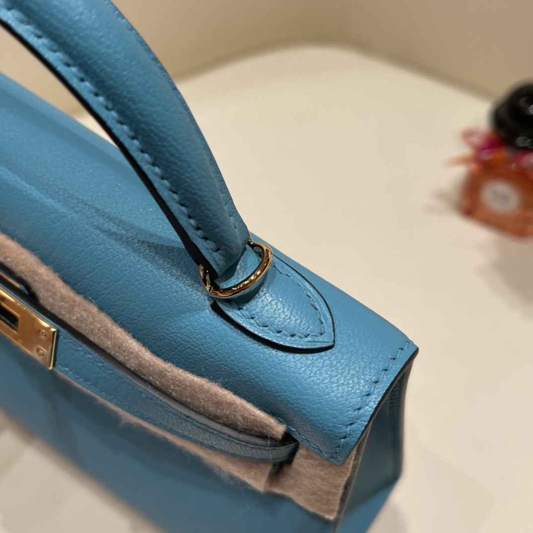 Hermes Mini Kelly 二代 特别精致小巧 热销度 EPSOM 皮 北方兰