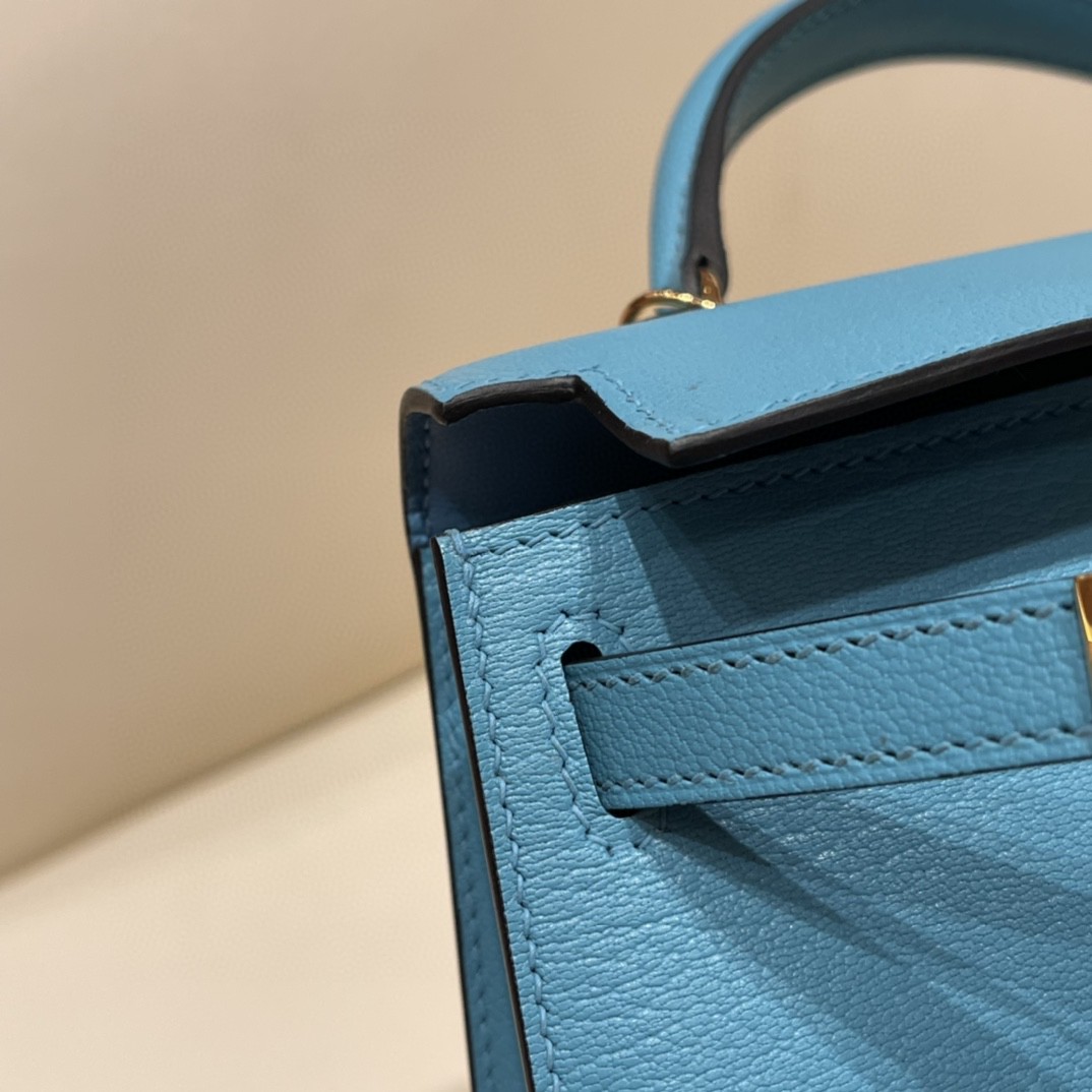 Hermes Mini Kelly 二代 特别精致小巧 热销度 EPSOM 皮 北方兰