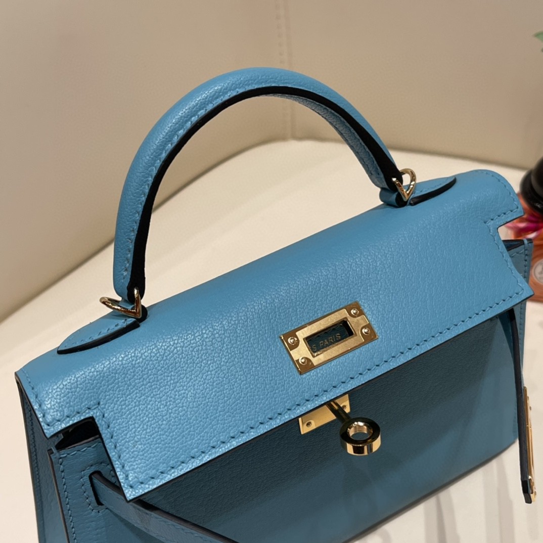 Hermes Mini Kelly 二代 特别精致小巧 热销度 EPSOM 皮 北方兰