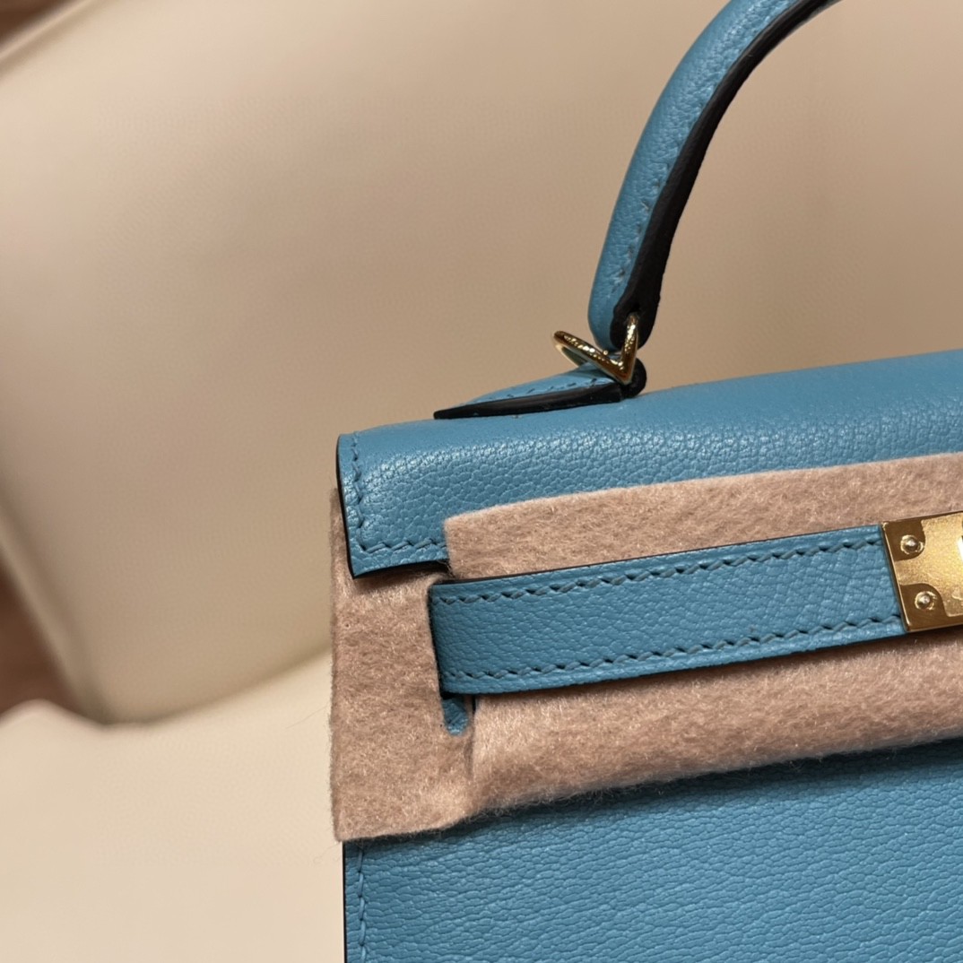 Hermes Mini Kelly 二代 特别精致小巧 热销度 EPSOM 皮 北方兰