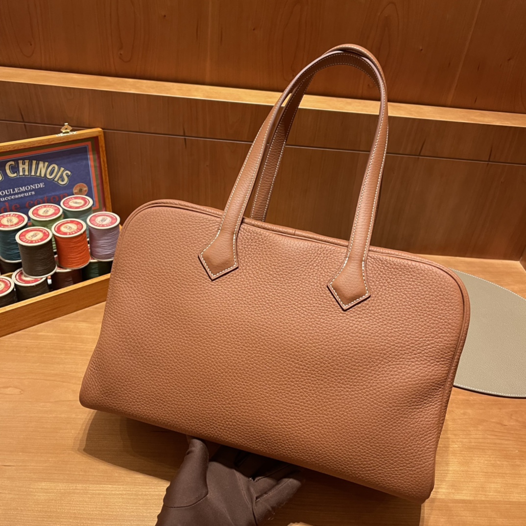 HERMES 爱马仕 维多利亚Victoria 35cm 小小旅行袋 短途出行完全够用  日常作为妈咪包也很好看哦 低调实用