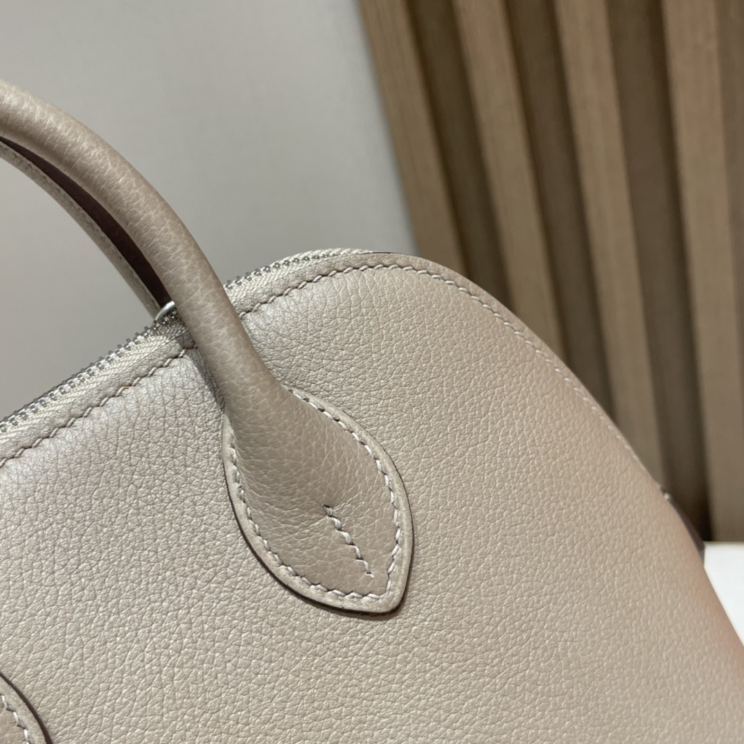 HERMES Bolide mini Evercolor皮 M8 沥青灰Gris Asphalte 可可爱爱 小个子也轻松驾驭