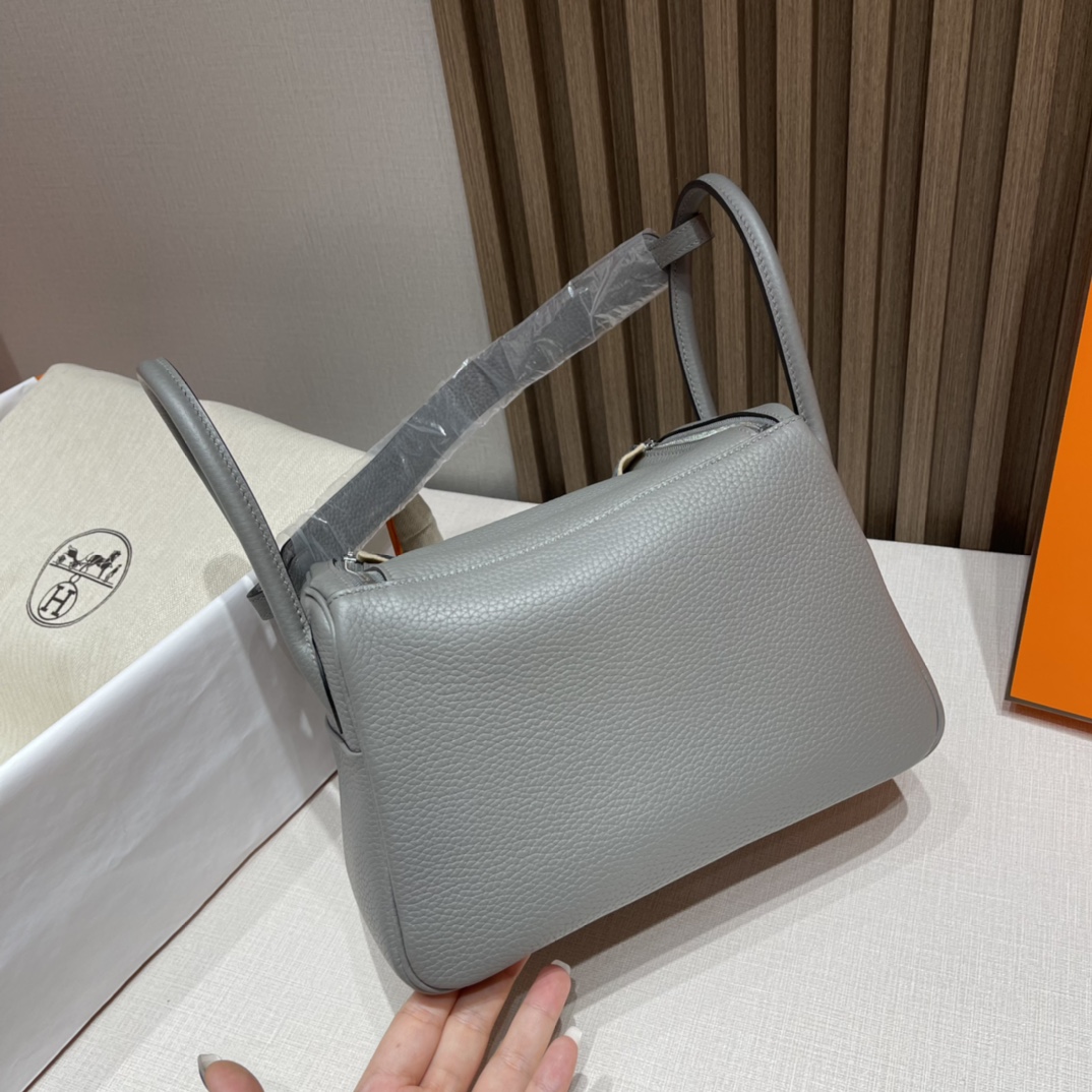 Hermes Lindy 26cm Clemence皮 0L 积雨云灰Gris Meyer 这高级色美翻了