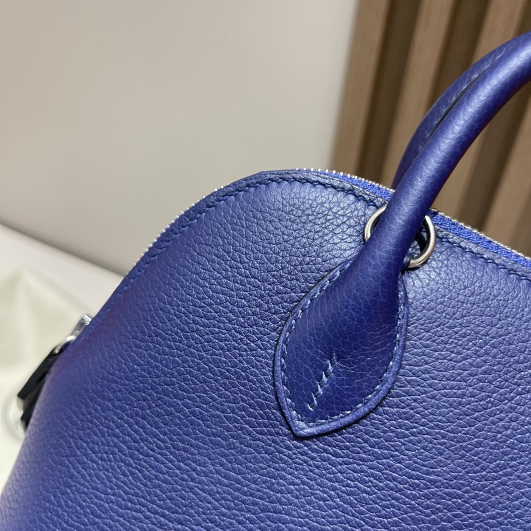 HERMES Bolide mini Evercolor皮 M3 水墨蓝Blue Encre 可可爱爱 小个子也轻松驾驭