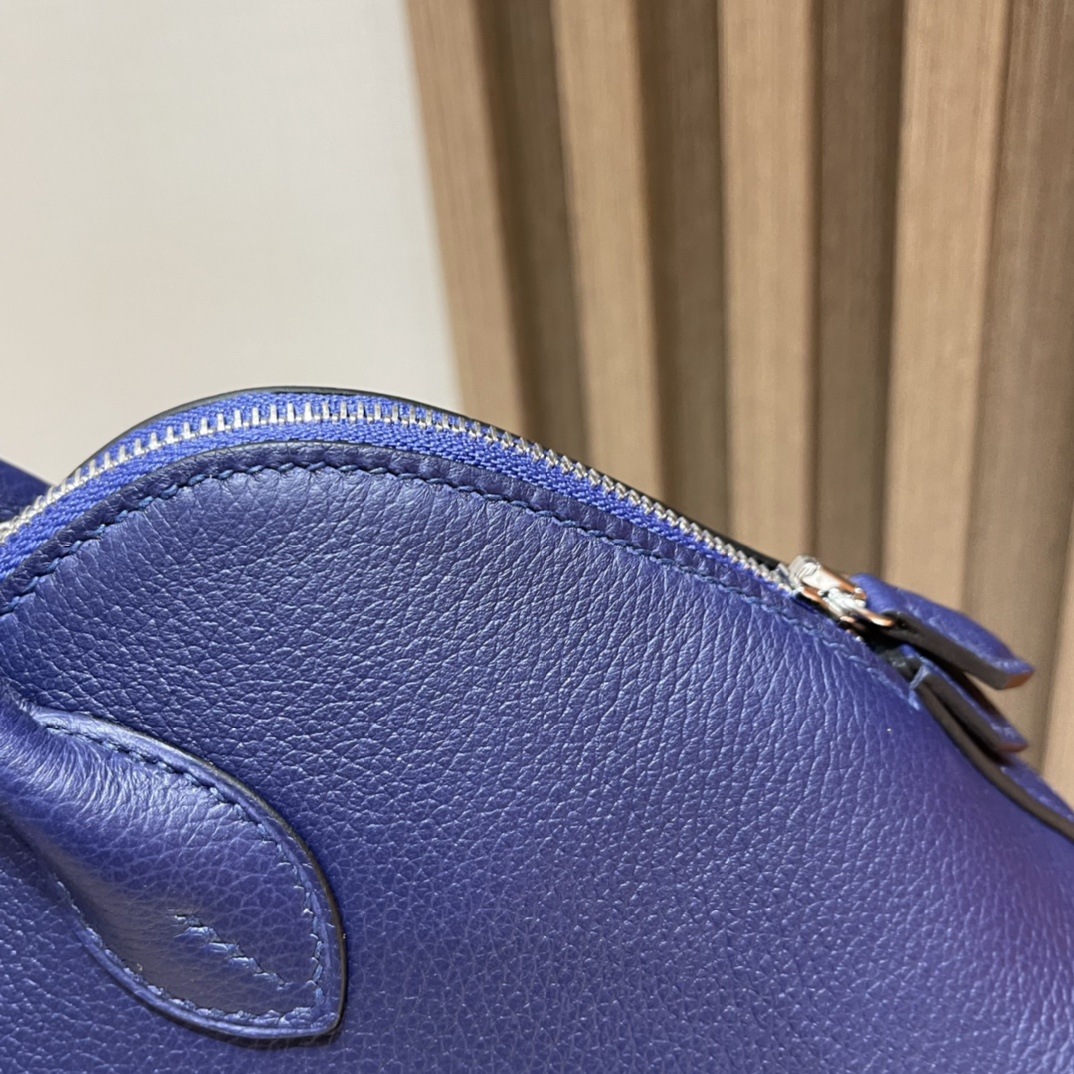HERMES Bolide mini Evercolor皮 M3 水墨蓝Blue Encre 可可爱爱 小个子也轻松驾驭