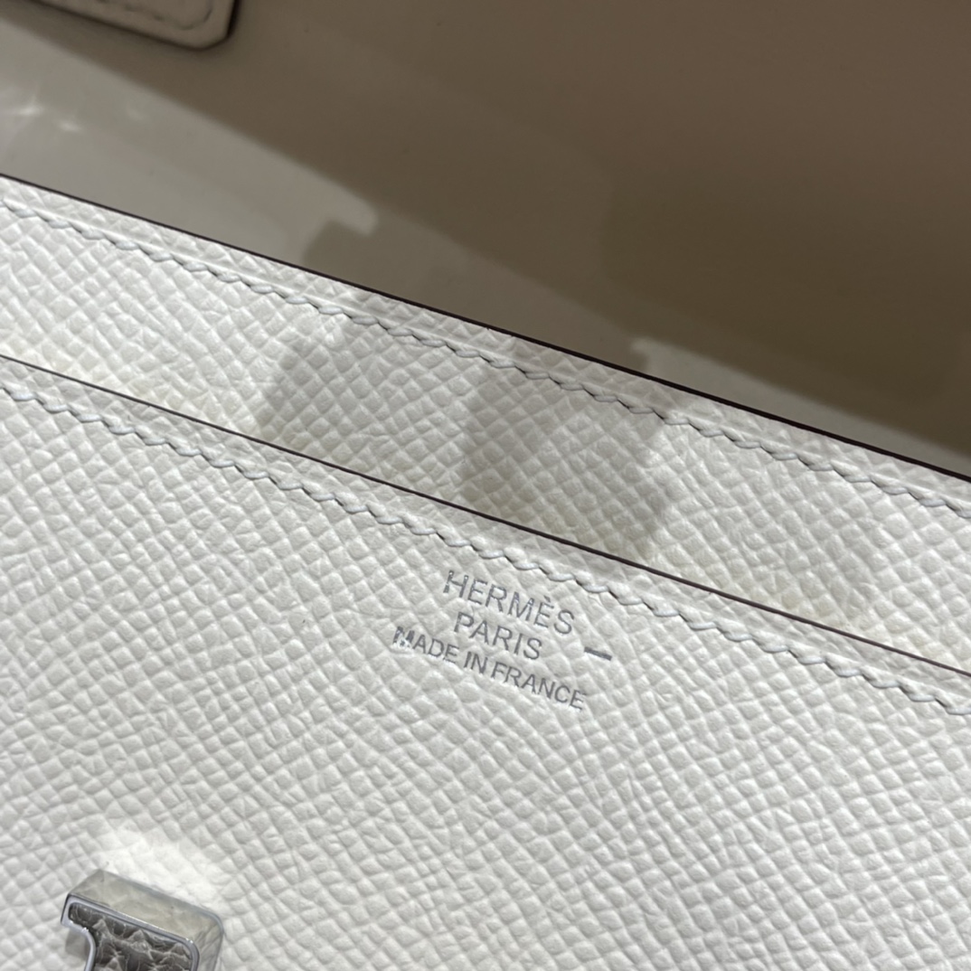 HERMES 爱马仕 Kelly to go Epsom皮 i2 Nata奶油白 康康/空姐 斜挎 Woc 进口蜜蜡线 全手工制作