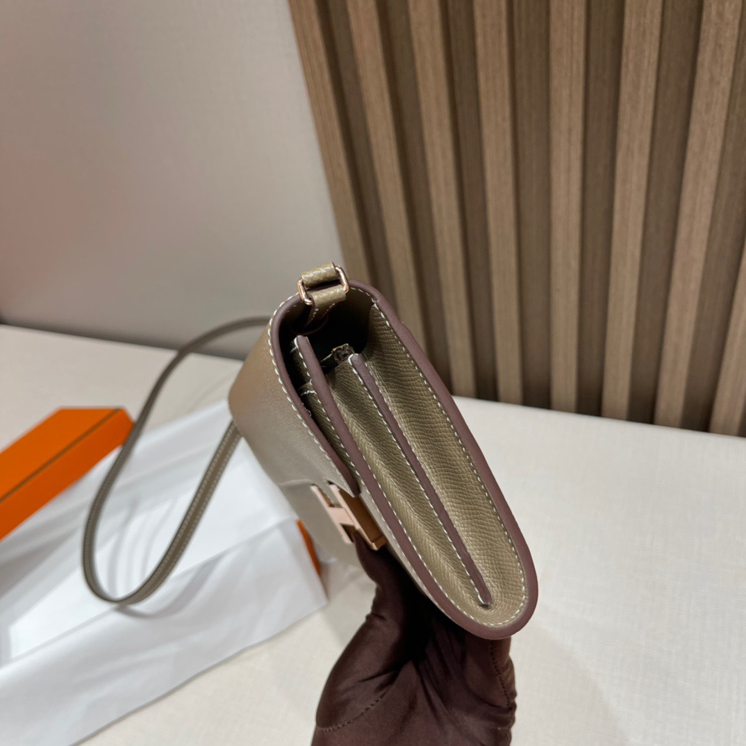 HERMES 爱马仕 Constance to go 8C Gri Elephant 大象灰 19cm 金扣 Birkinx娇娇名品