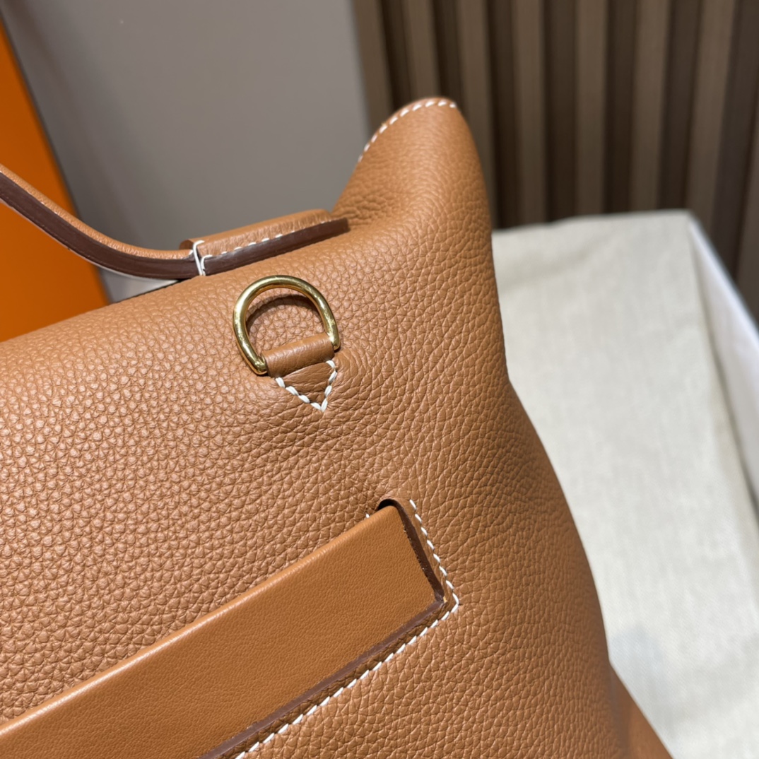 HERMES 爱马仕 Kelly2424 CK37 金棕 进口蜜蜡线 全手工制作