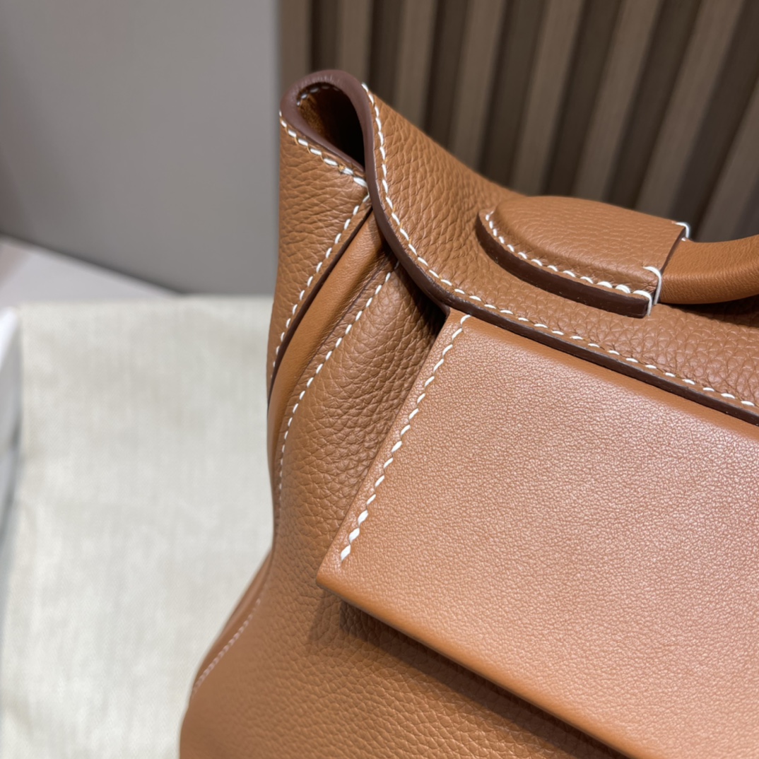 HERMES 爱马仕 Kelly2424 CK37 金棕 进口蜜蜡线 全手工制作