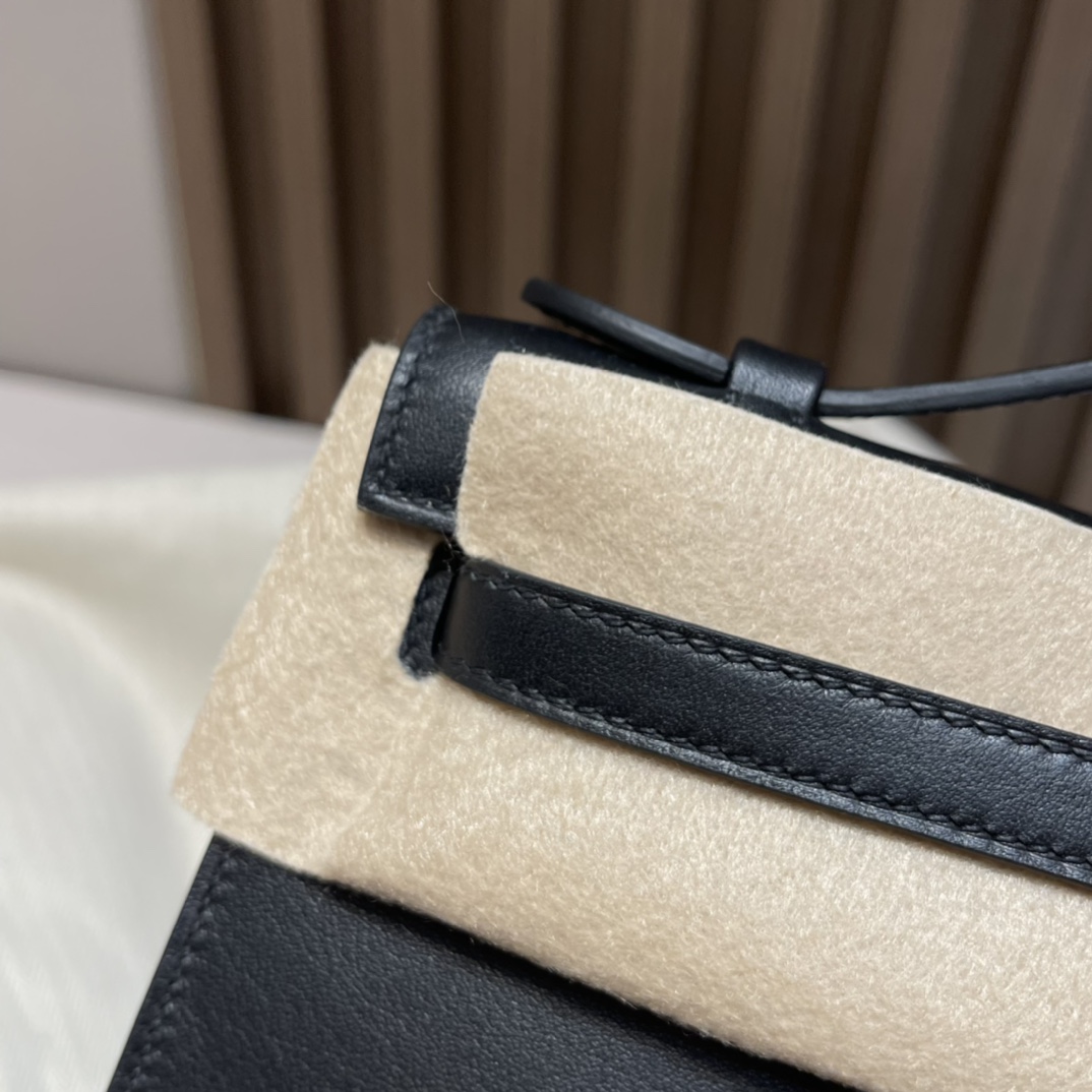 HERMES 爱马仕Mini Kelly 1代 CC89 Nior 经典黑 22cm 金扣 Swift皮 Birkinx娇娇名品