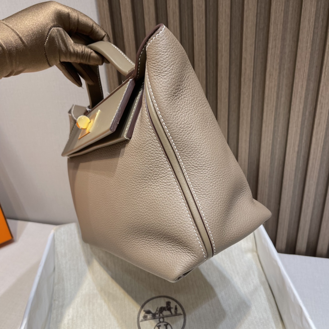 HERMES 爱马仕 Kelly2424 8C Gri Elephant 大象灰 进口蜜蜡线 全手工制作