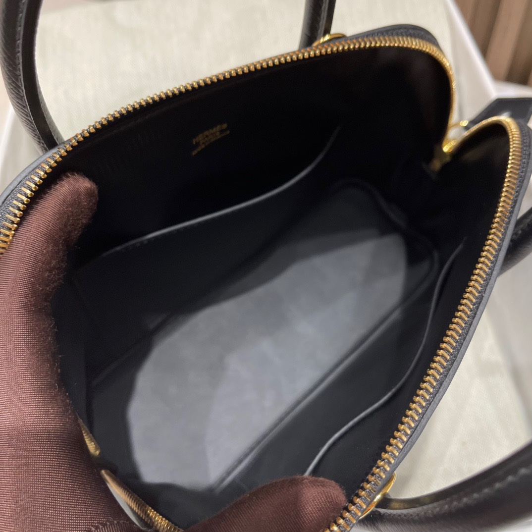 HERMES 爱马仕 Bolide 25cm Epsom 89 Nior 经典黑 娇娇名品