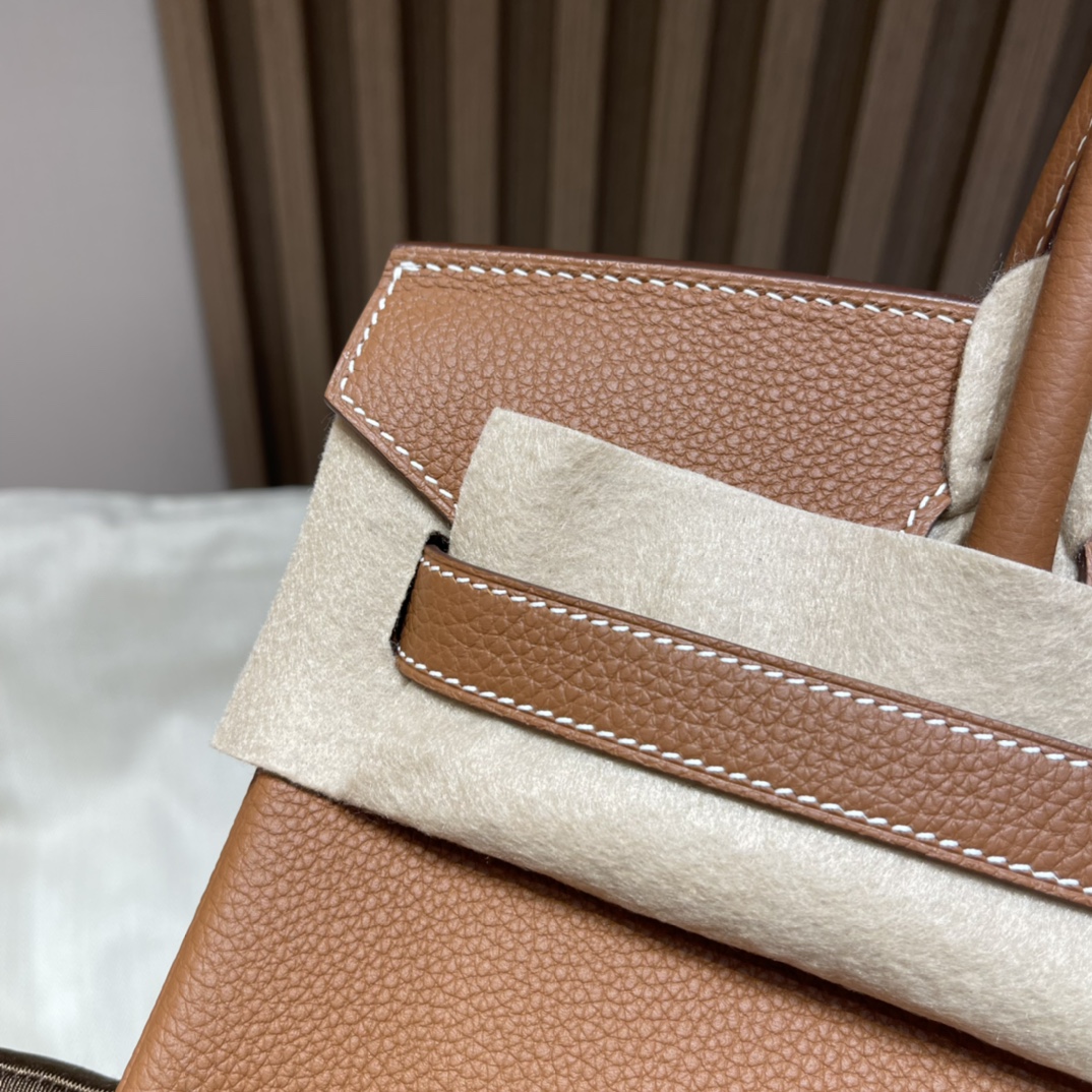 HERMES 爱马仕 Birkin 30cm togo皮 37 金棕Gold 金扣
