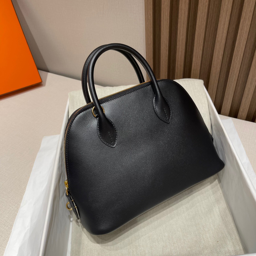 HERMES 爱马仕 Bolide 25cm Epsom 89 Nior 经典黑 娇娇名品