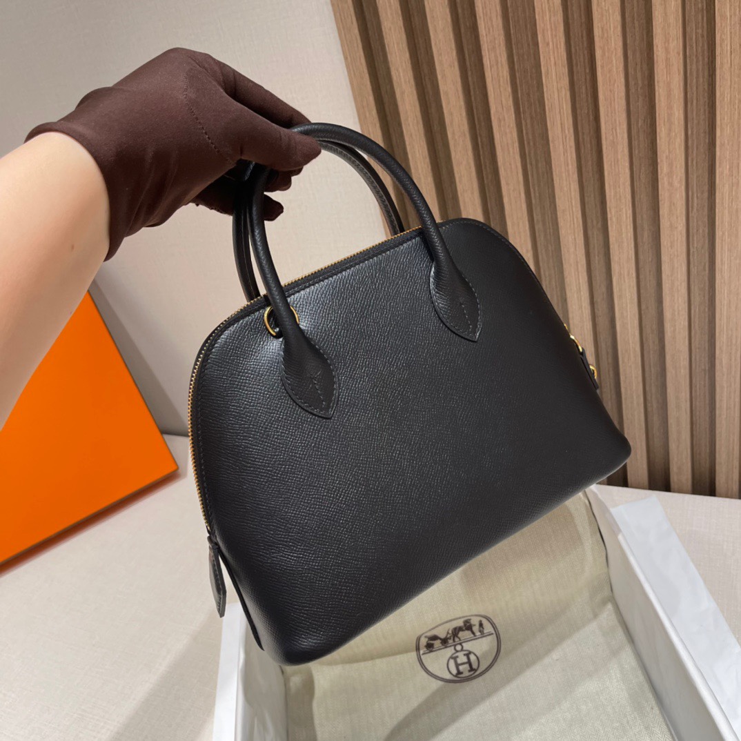 HERMES 爱马仕 Bolide 25cm Epsom 89 Nior 经典黑 娇娇名品